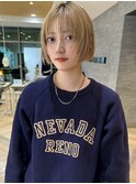 仙台/広瀬通/ショート/ブリーチ/デザインカット
