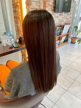 ルページ 千葉(lpage) 髪質改善/顔周りレイヤーカット/グレージュ[千葉/千葉駅]