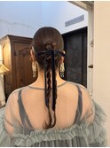 【大前晴奈】お呼ばれヘアセット