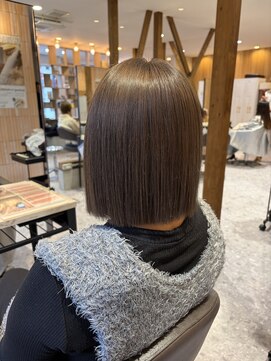 アヴァンス ジェイアール和歌山店(AVANCE.) ブリーチありダブルカラー×ダークグレージュ