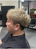 MEN’S HAIR/刈り上げショートマッシュ