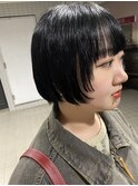 【とまべち】艶黒髪ボブ×ザクザクウルフ