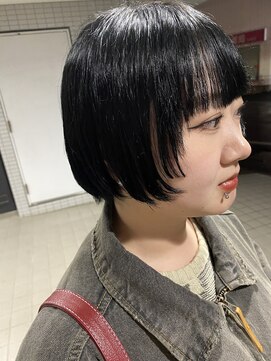 エンリー(ENlee) 【とまべち】艶黒髪ボブ×ザクザクウルフ