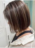30代白髪ぼかしカラー【下北沢/ハイライト/髪質改善】