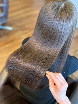 シェール(cher) 髪質改善/ストレート/艶髪ロング【cher西宮北口：MAYA】