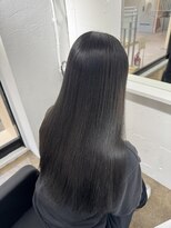 ミヨン 京都烏丸店(miyon)&nbsp;【miyon】韓国レイヤーカット×暗髪カラー×髪質改善