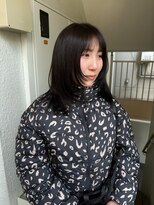 ローレンジウ(LOREN JU) 着物ヘア/ダークアッシュ/ミディアムレイヤーカット/名古屋名駅