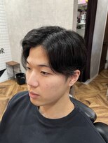 アンカー(ANCHOR) MEN’S/リバースセンターパート/ニュアンスパーマ/印西