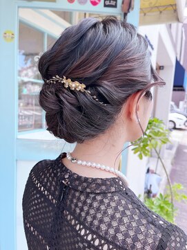 コティー ヘアアンドビューティー(Cottie HAIR&BEAUTY) お呼ばれボブ×上品シニヨン