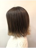 伸ばしかけにオススメ！外ハネ　グラデーション【池袋】