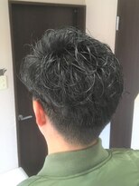 ヘアーステーションケイ(hair station K)&nbsp;メンズツーブロックゆるやかパーマ♪