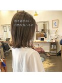 外ハネスタイル