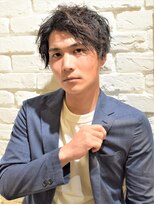 メンズフィール 南森町(MENS FEEL)&nbsp;サイドパートショート☆マッシュウルフ