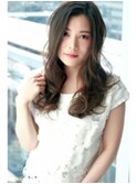 愛されモテロング×透明感アッシュグレージュ
