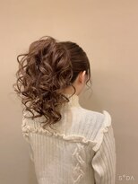 セットサロンフレア&nbsp;ヘアセット/ボブルフ/ショコラベージュ/カール/ベビーバング