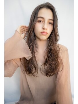 オースティン 門前仲町(AUSTIN) 前髪かき上げイメチェンイヤリングカラーラベンダーカラーくびれ