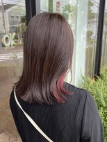 パシフィックダズールコウベウエスト(Pacific Dazzle Kobe west) 切りっぱなしロブ × インナーピンク