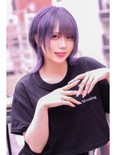 カプセル シンジュク(CAPSULE)&nbsp;☆CAPSULE☆パープルアッシュ&ウルフカットミニウルフレイヤー