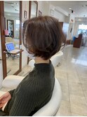 【just hair 京急久里浜】大人ショートボブ/シフォングレージュ