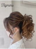 ベストボディヘアセット☆高めのポニーテール☆