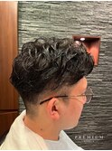 ツーブロックパーマスタイル