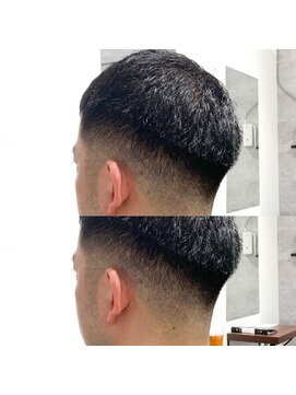 ゴールド 京都(GOALD) 波打ちスパイラルツイストスパイラル刈り上げフェード束感