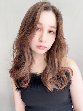 アイティー バイ アルバム 浦和店(IT by ALBUM) ゆる巻きロング_チェリーブラウンフェミニンロング_9041