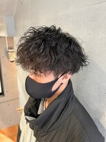 メンズサロンドットリアン(dot. lien) 無造作スパイラルパーマ刈り上げマッシュメンズパーマ