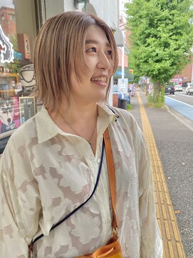 オアズヘアービィグラッド(ORe'S HAIR BE GLaD) 【新潟/切りっぱなし/ハイトーン】学割U24、ハイトーンも人気