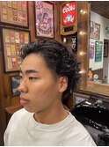 メンズ スパイラルパーマ