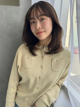 ソヨン 心斎橋店(SOYON) 絶妙ベージュカラー×セミロング
