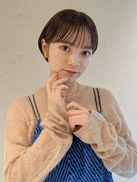 ルル 表参道(lulu.) 暖色カラー/暖色/オレンジ/ピンク/ボブ/重めカット