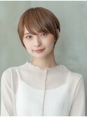 大人かわいいショートヘア似合わせカットイメチェン小顔