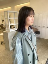 クリアーオブヘアー 池下店(clear OF HAIR)&nbsp;ぱつっとロブスタイル×インナーカラー