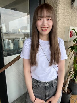 フィルム(FiLMs) ストレートロング/ベージュカラー