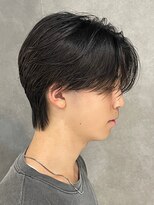 エルマーク 心斎橋(L-MARK)&nbsp;センターパートニュアンスパーマ韓国カルマパーマコンマヘア