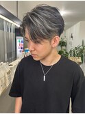 ハイライトカラーミルクティーベージュケアブリーチダブルカラー