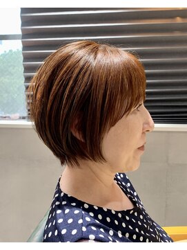 アーツ 茅ヶ崎(arts) ショートカット20代30代40代前髪あり面長丸顔ショートボブ