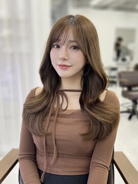 ハピネス 梅田茶屋町店(HAPPINESS) 韓国くびれロング レイヤーオルチャン小顔前髪 艶髪 髪質改善