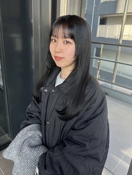 ザザ ZA/ZA 茗荷谷 レイヤーカット/地毛風透明感カラー