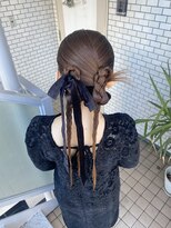 フェリーチェ(Felice)&nbsp;参列ヘア　タイトアレンジ　韓国ヘア