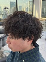 波巻きパーマ
