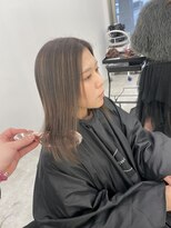 ブラウン(Brown)&nbsp;うる艶ハイライトカラー/馴染ませハイライト/藤沢ハイライト