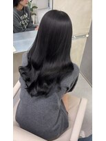 アヴァンス 西田辺(AVANCE.) ブリーチなしWカラー/ダークグレージュ/ワンホンヘア/韓国風