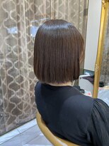 ロンドアベニール 北千住(Lond avenir)&nbsp;イメチェン外ハネボブ美髪ワイドバング顔周りレイヤーカット