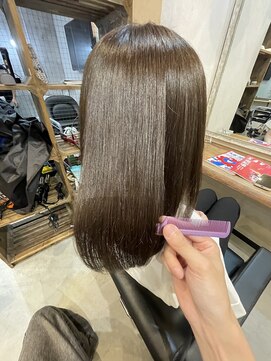 リノスムース(LINO smooth) 質感再生カラー×アッシュベージュ