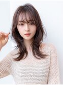 20代30代かわいい/顔周りレイヤー/髪質改善/髪質改善ストレート