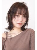20代30代切りっぱなしボブ/髪質改善ボブ/顔周りレイヤーカット