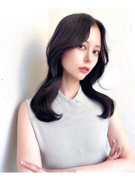 アールサロン アネックス 名駅(Rr SALON ANNEX) ダークベージュ×地毛風暗髪×艶髪