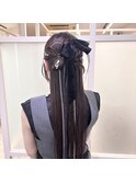 リボンヘアセット♪